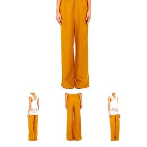 Ulla Johnson Hugo Wide Leg Pants in Navy